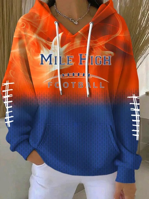 Glamasiacorner Unisex Denver Broncos Hoodie - Football