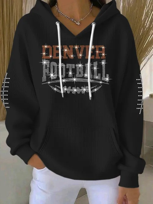 Glamasiacorner Unisex Denver Broncos Hoodie - Football