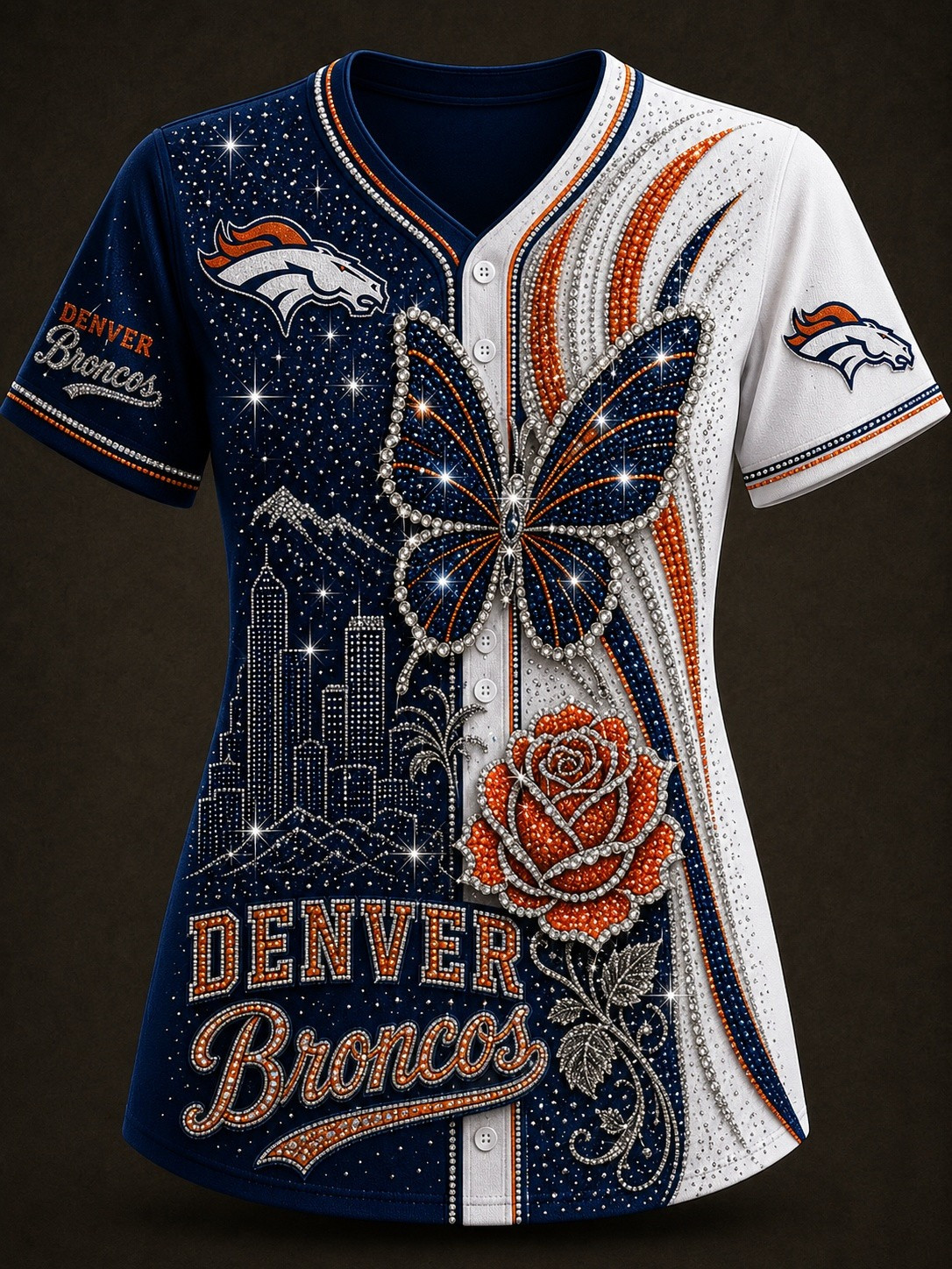 Glamasiacorner Unisex Denver Broncos Jersey - Football