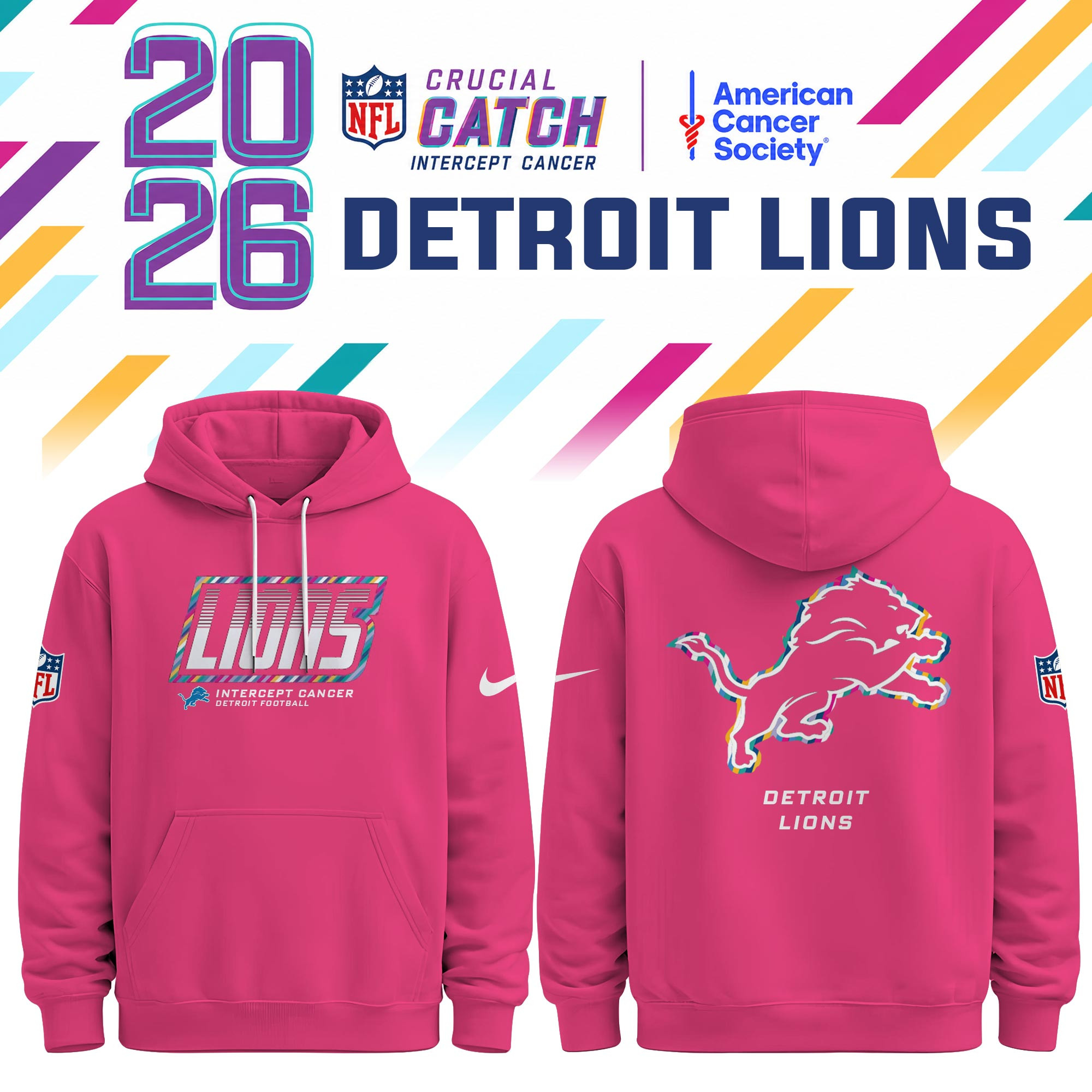 Glamasiacorner Unisex Detroit Lions Hoodie