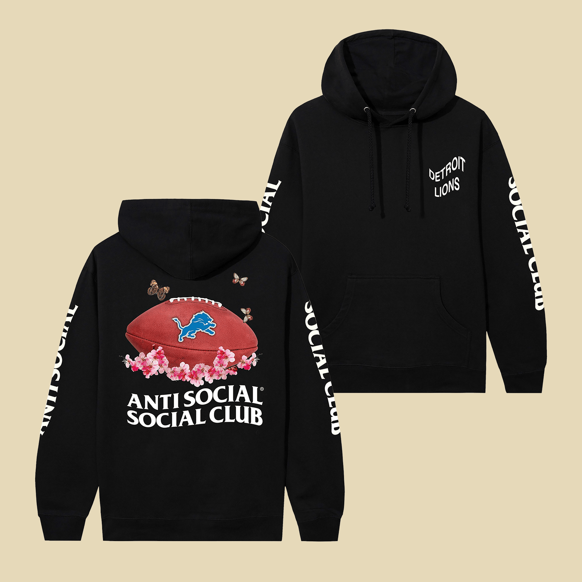 Glamasiacorner Unisex Detroit Lions Hoodie