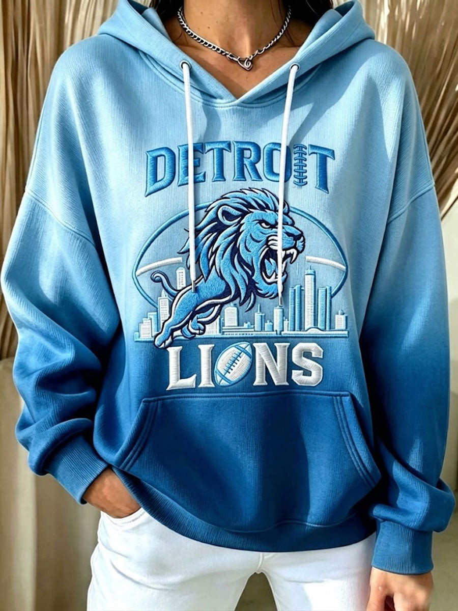 Glamasiacorner Unisex Detroit Lions Hoodie - Football