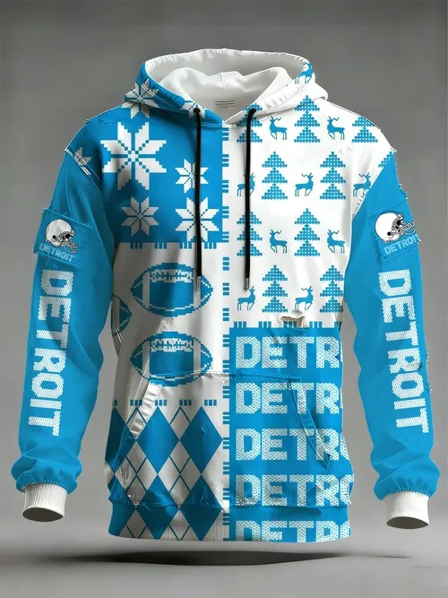 Glamasiacorner Unisex Detroit Lions Hoodie - Football