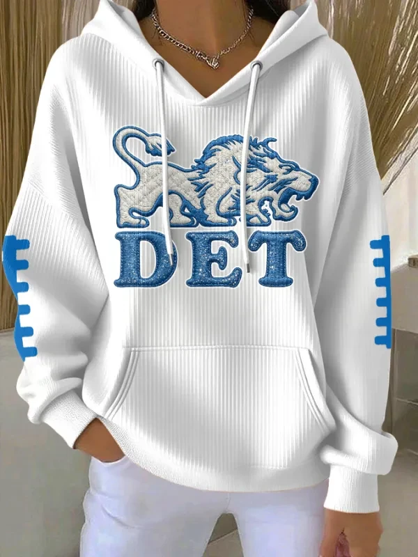 Glamasiacorner Unisex Detroit Lions Hoodie - Game Day Football