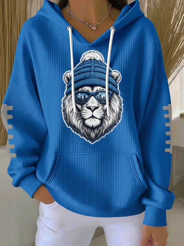 Glamasiacorner Unisex Detroit Lions Hoodie - Game Day Football