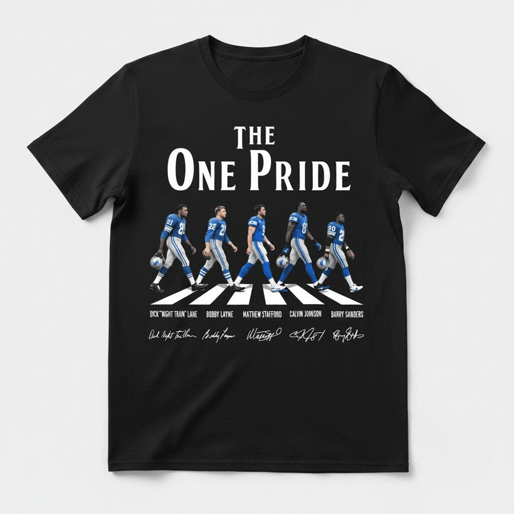 Glamasiacorner Unisex Detroit Lions T-Shirt - Football