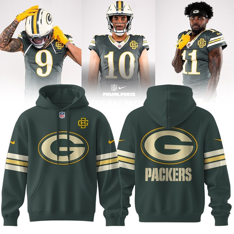 Glamasiacorner Unisex Green Bay Packers Hoodie