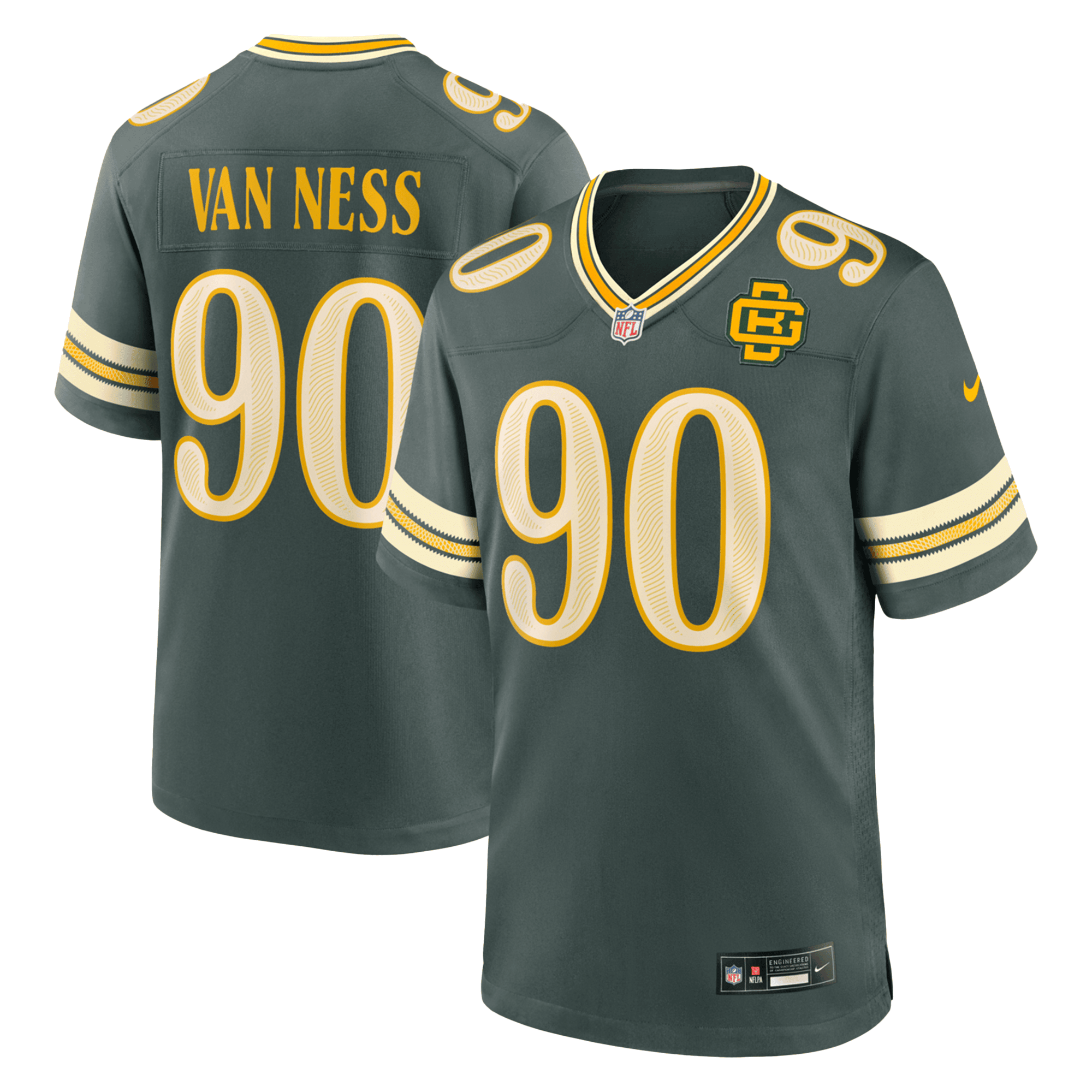 Glamasiacorner Unisex Green Bay Packers Jersey