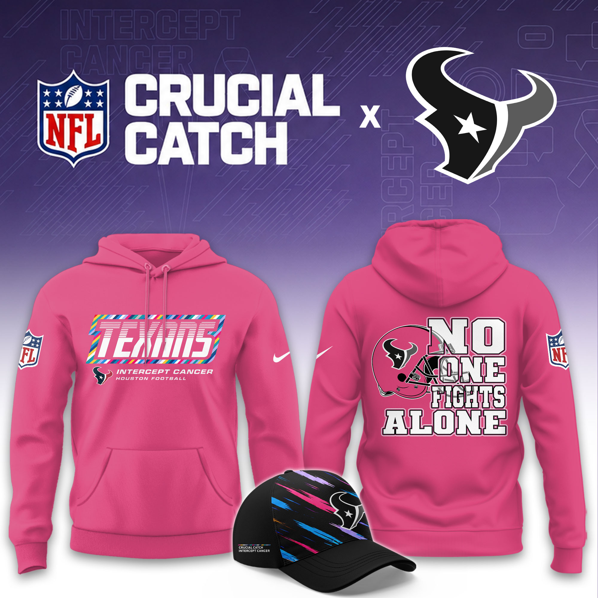 Glamasiacorner Unisex Houston Texans Hoodie - Football