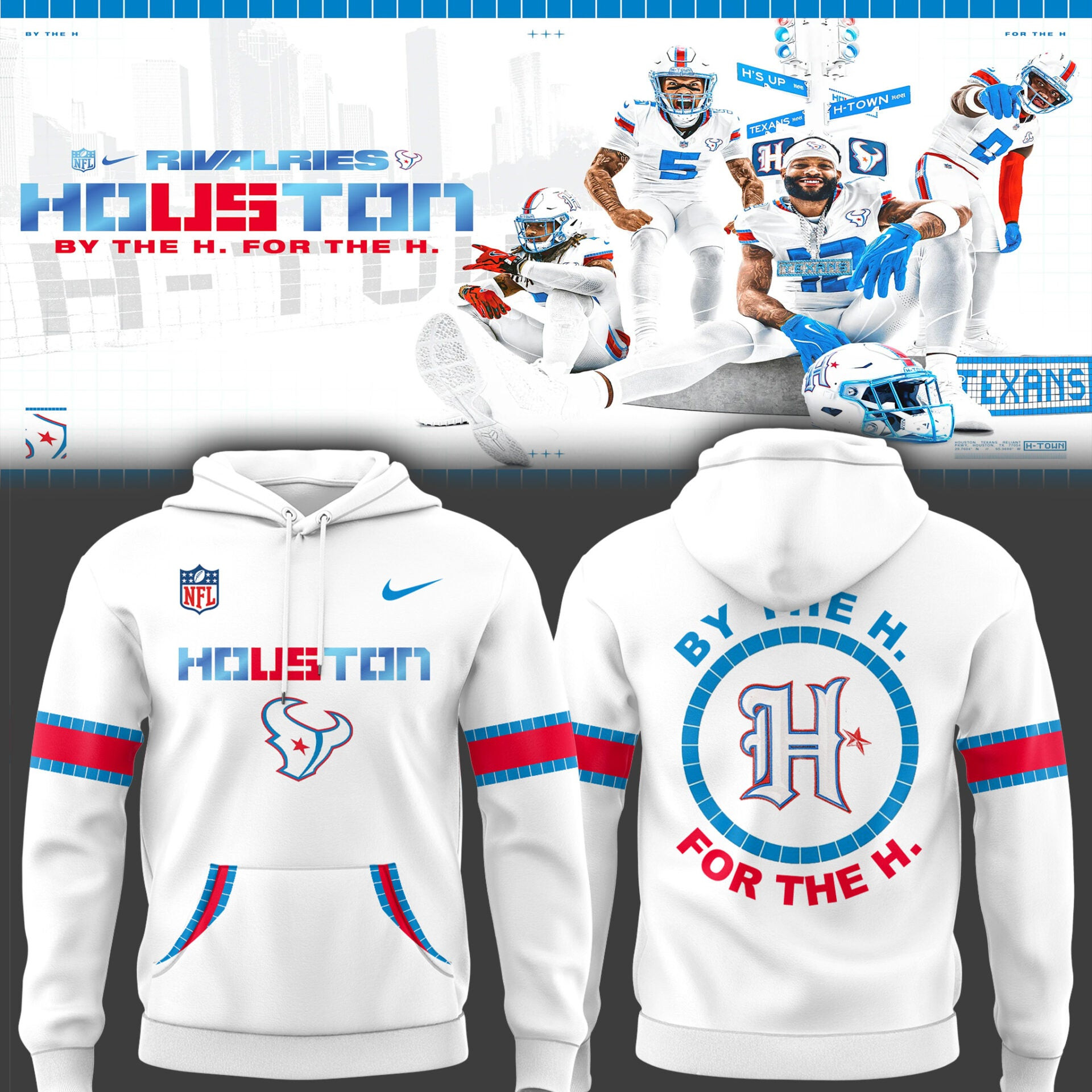 Glamasiacorner Unisex Houston Texans Hoodie - Football