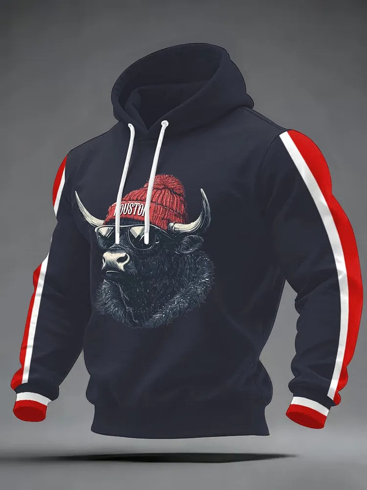 Glamasiacorner Unisex Houston Texans Hoodie - Mascot