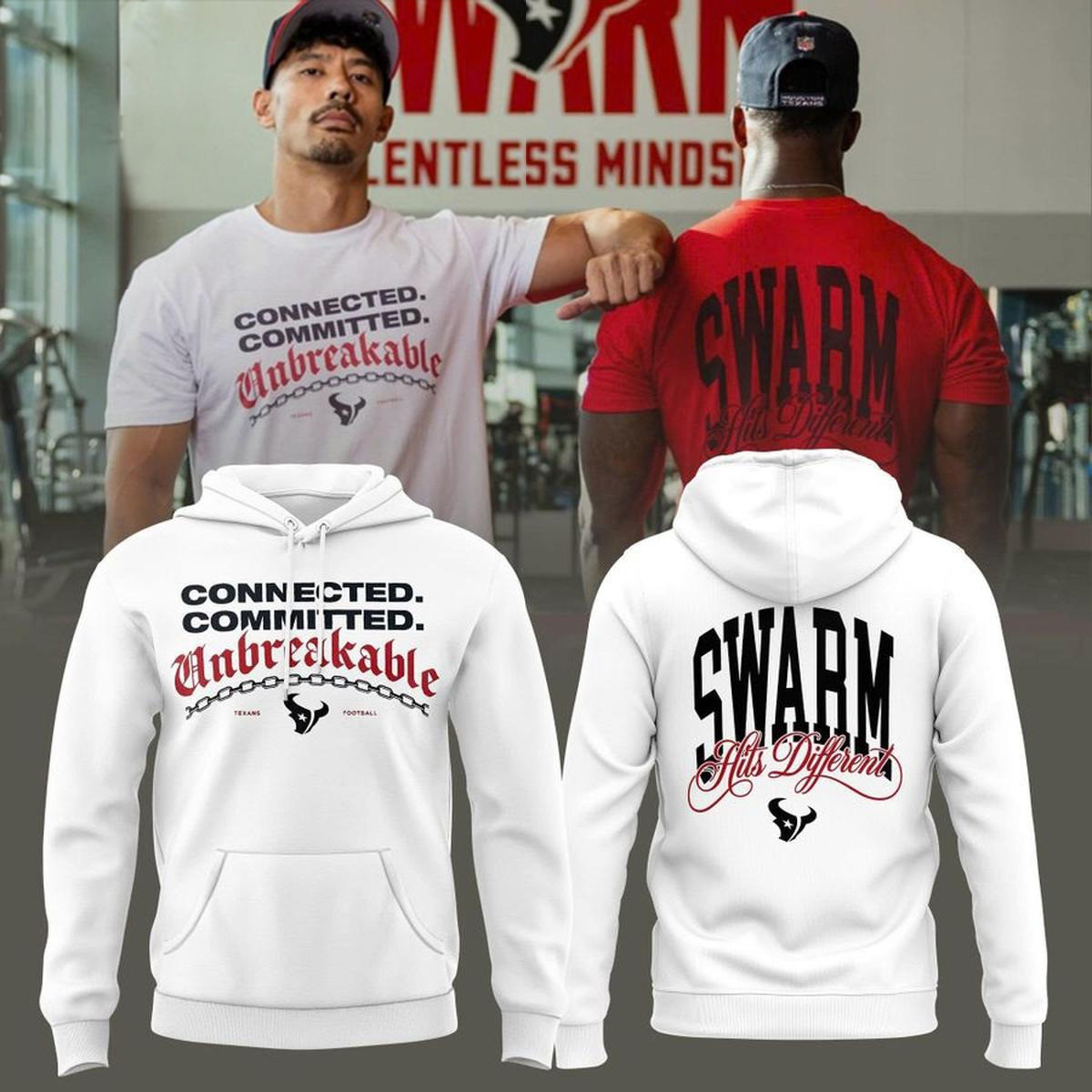 Glamasiacorner Unisex Houston Texans Sweatshirt - Football