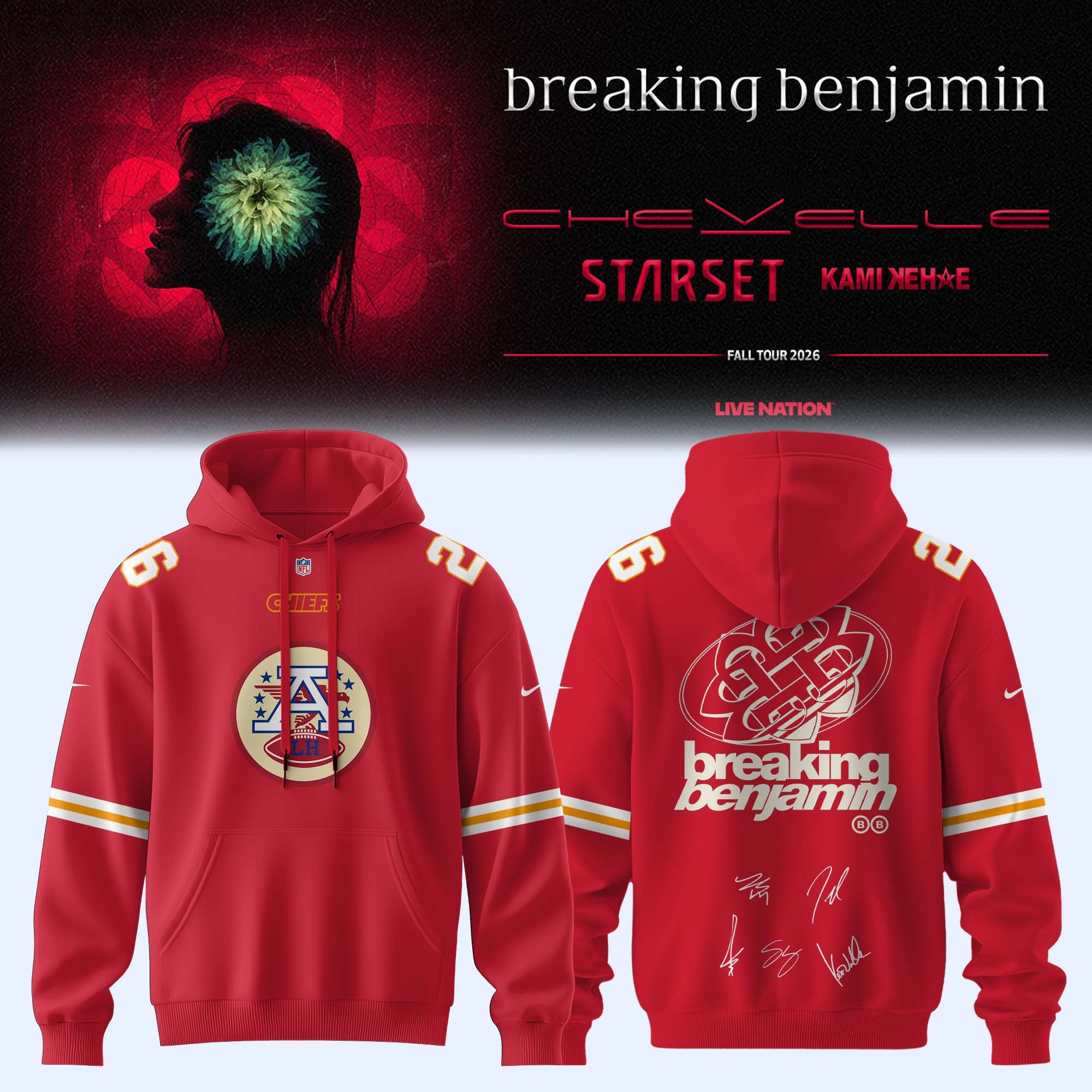 Glamasiacorner Unisex Kansas City Chiefs Hoodie