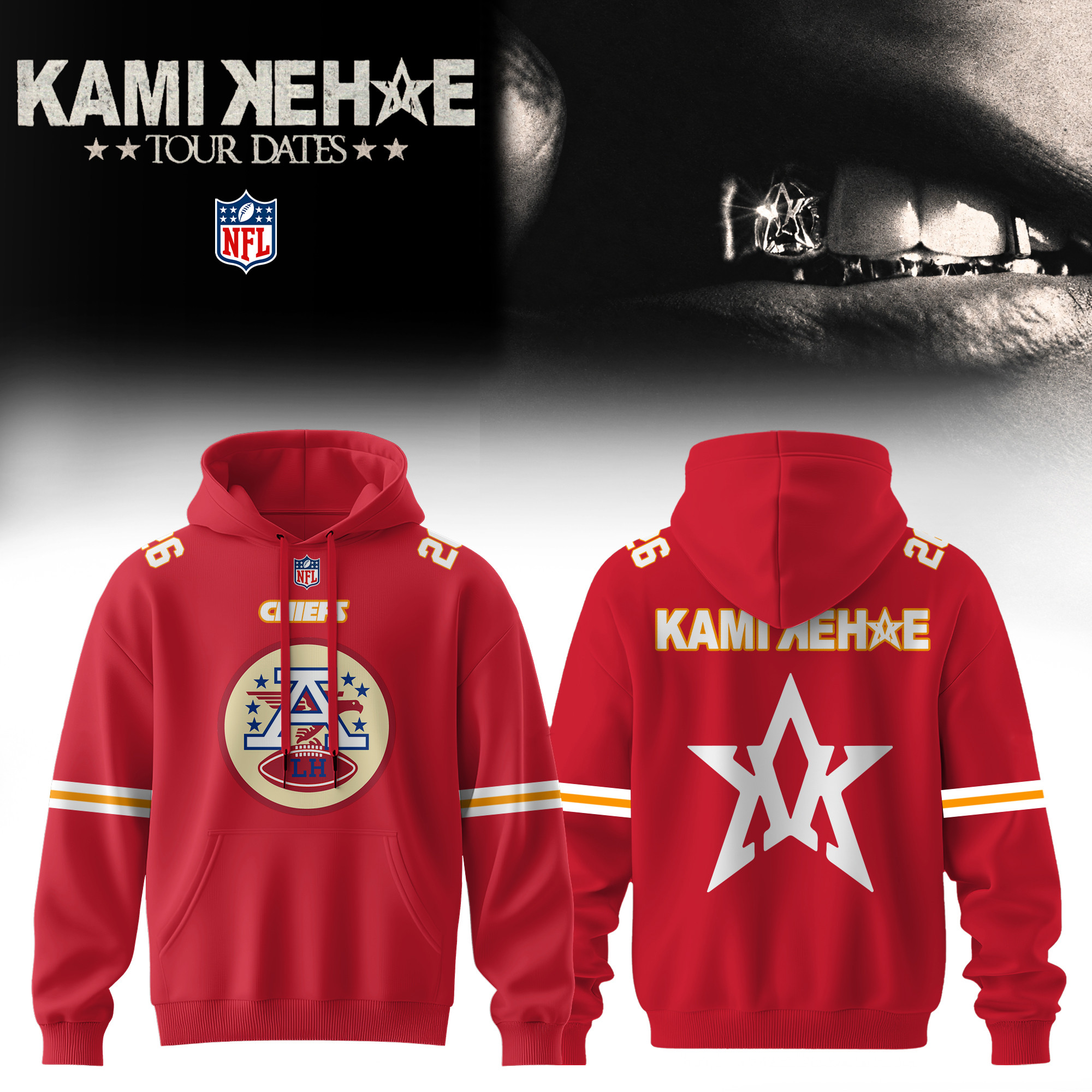 Glamasiacorner Unisex Kansas City Chiefs Hoodie - Game Day