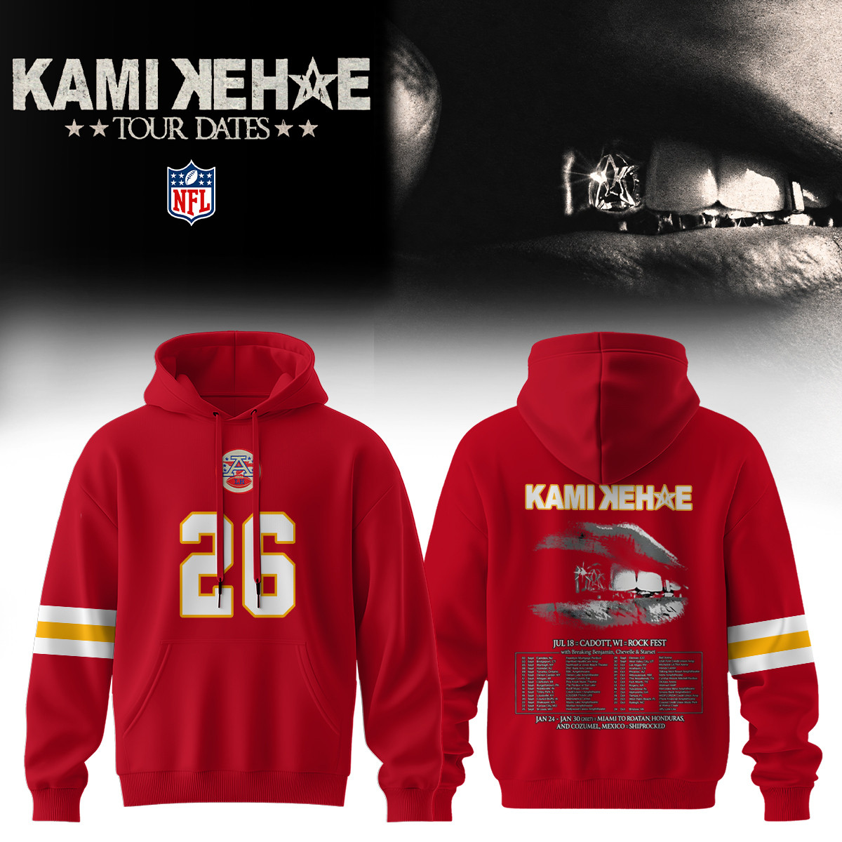 Glamasiacorner Unisex Kansas City Chiefs Hoodie - Game Day