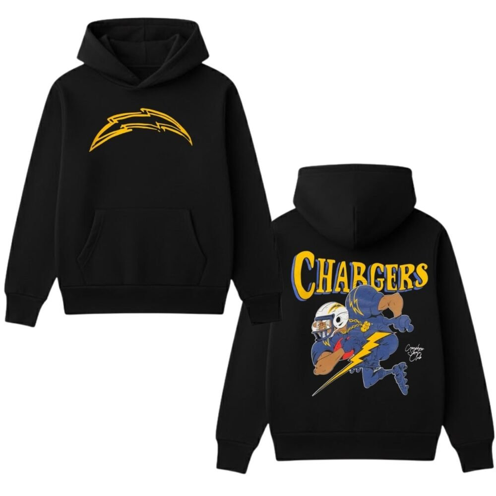 Glamasiacorner Unisex Los Angeles Chargers Hoodie - Football