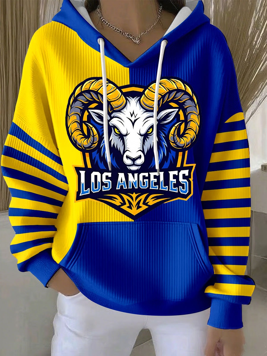 Glamasiacorner Unisex Los Angeles Rams Hoodie - Football
