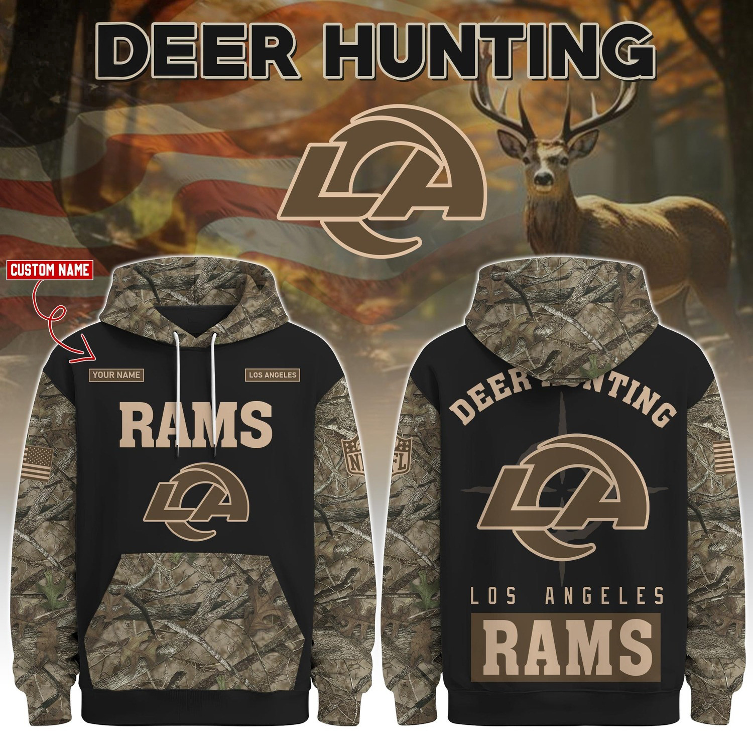Glamasiacorner Unisex Los Angeles Rams Sweatshirt - Game Day