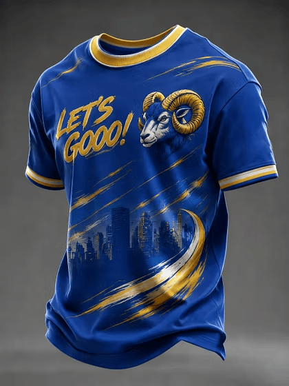 Glamasiacorner Unisex Los Angeles Rams T-Shirt