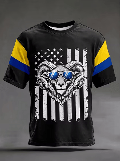 Glamasiacorner Unisex Los Angeles Rams T-Shirt - Football