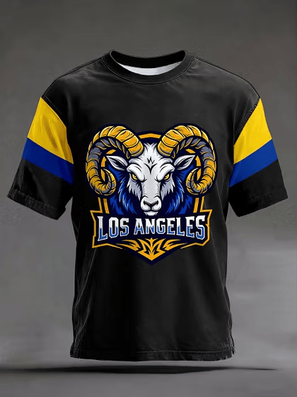 Glamasiacorner Unisex Los Angeles Rams T-Shirt - Football