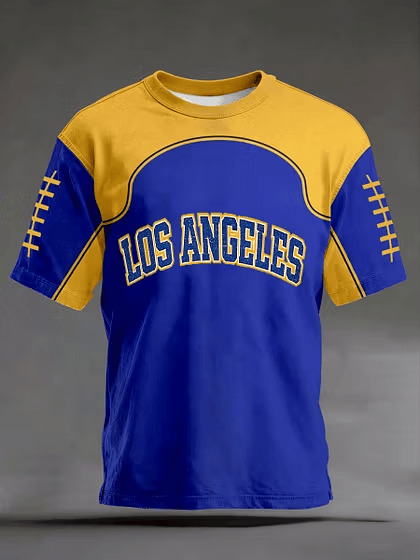 Glamasiacorner Unisex Los Angeles Rams T-Shirt - Game Day Football