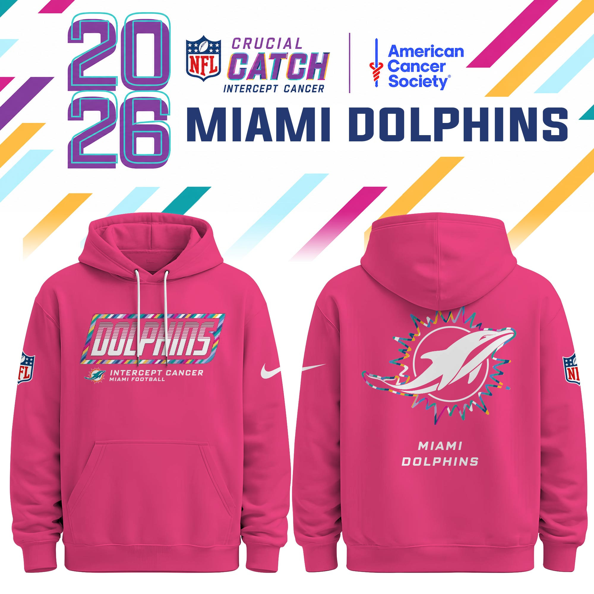 Glamasiacorner Unisex Miami Dolphins Hoodie