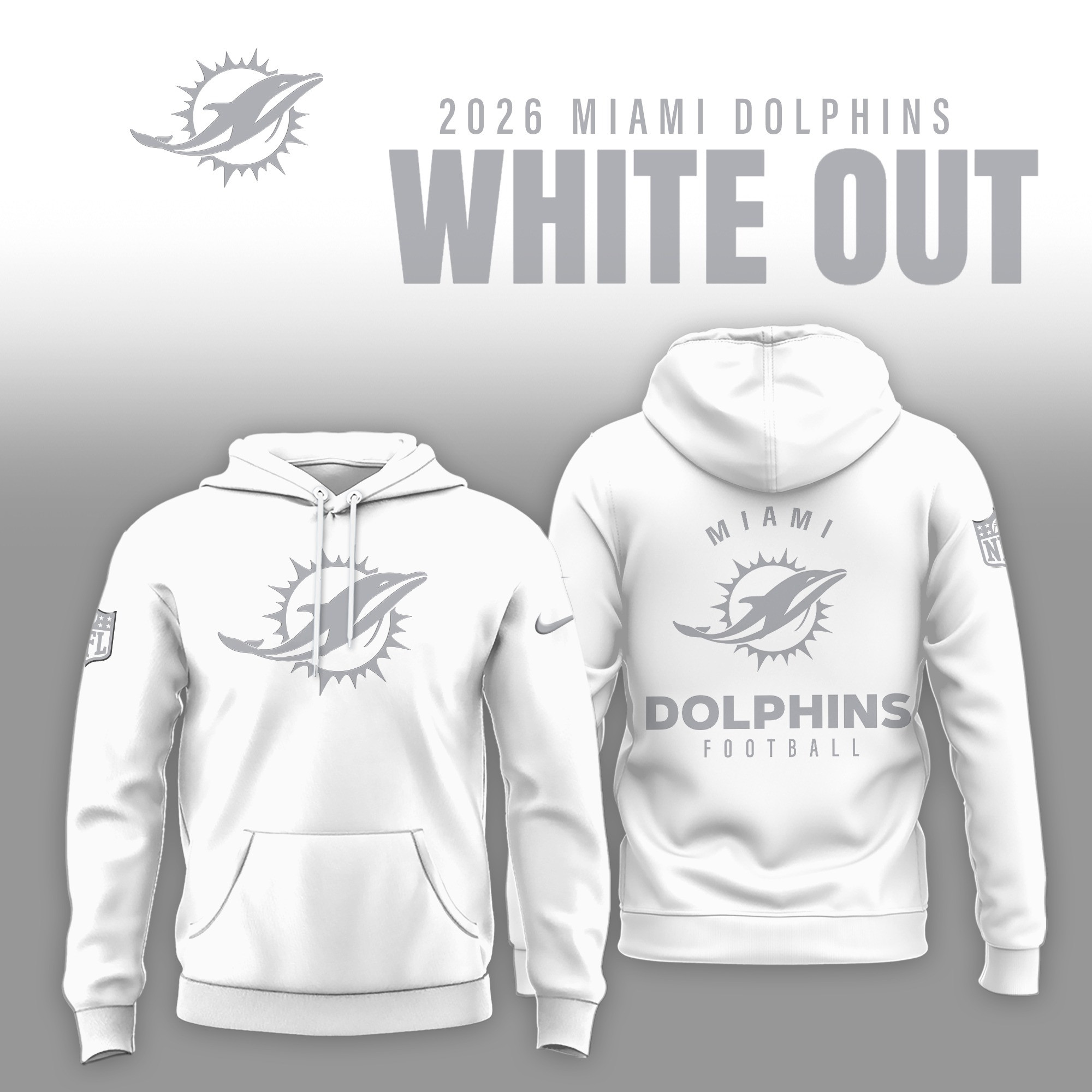 Glamasiacorner Unisex Miami Dolphins Hoodie - Football