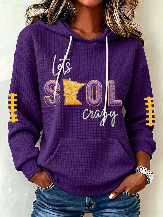Glamasiacorner Unisex Minnesota Vikings Hoodie - Football