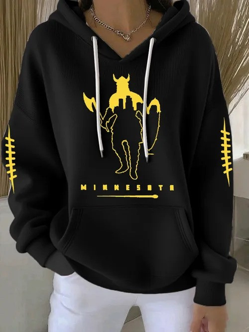 Glamasiacorner Unisex Minnesota Vikings Hoodie - Football