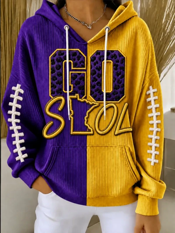 Glamasiacorner Unisex Minnesota Vikings Hoodie - Game Day Football