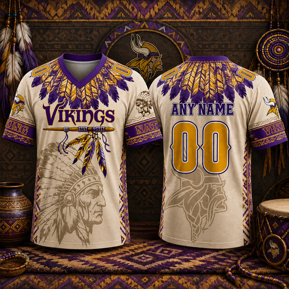Glamasiacorner Unisex Minnesota Vikings Jersey - Football