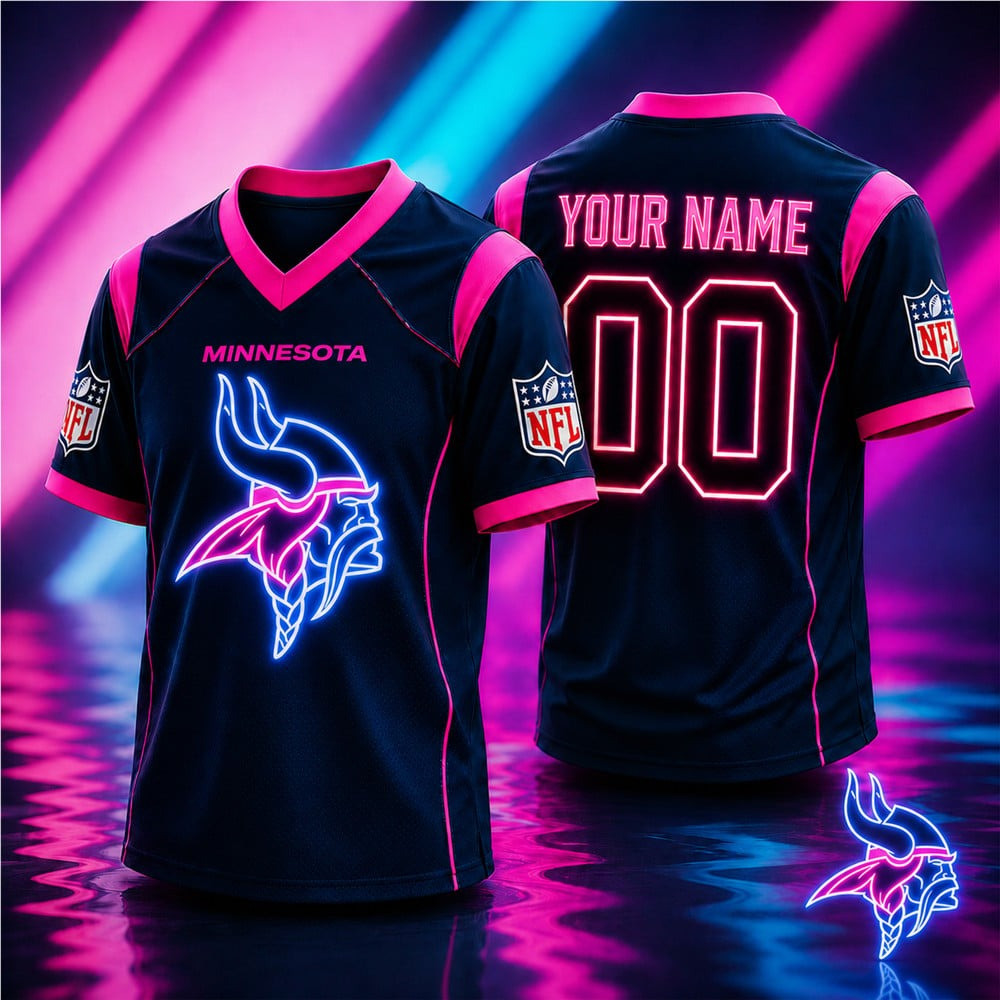 Glamasiacorner Unisex Minnesota Vikings Jersey - Game Day Football