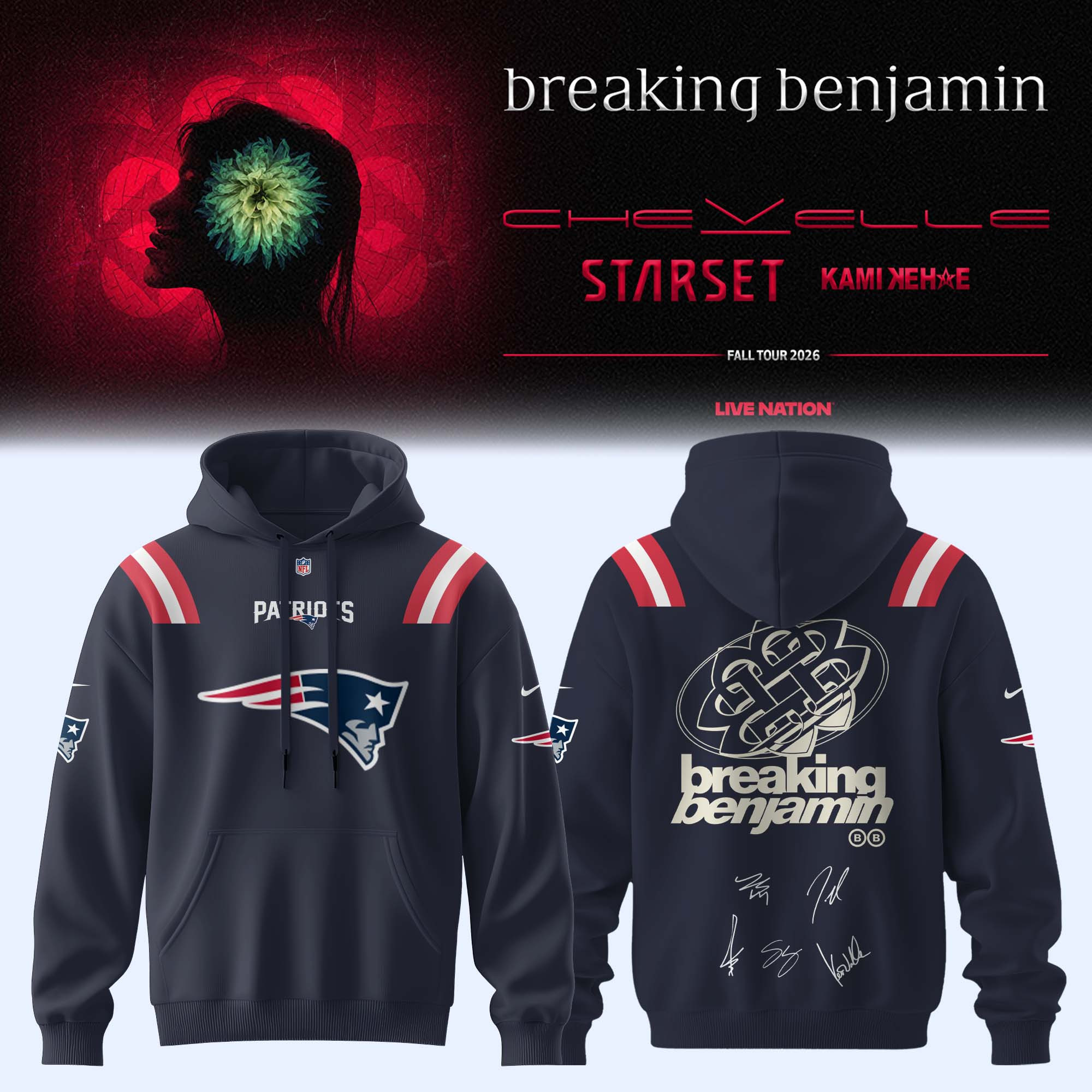 Glamasiacorner Unisex New England Patriots Hoodie