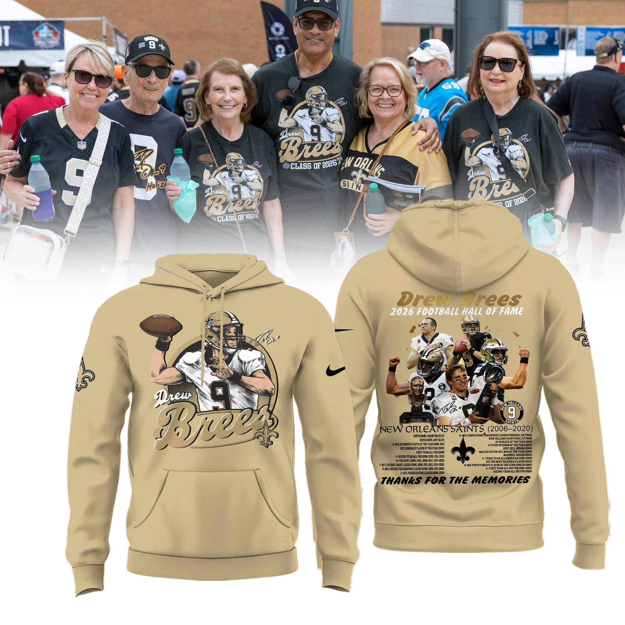 Glamasiacorner Unisex New Orleans Saints Hoodie - Football