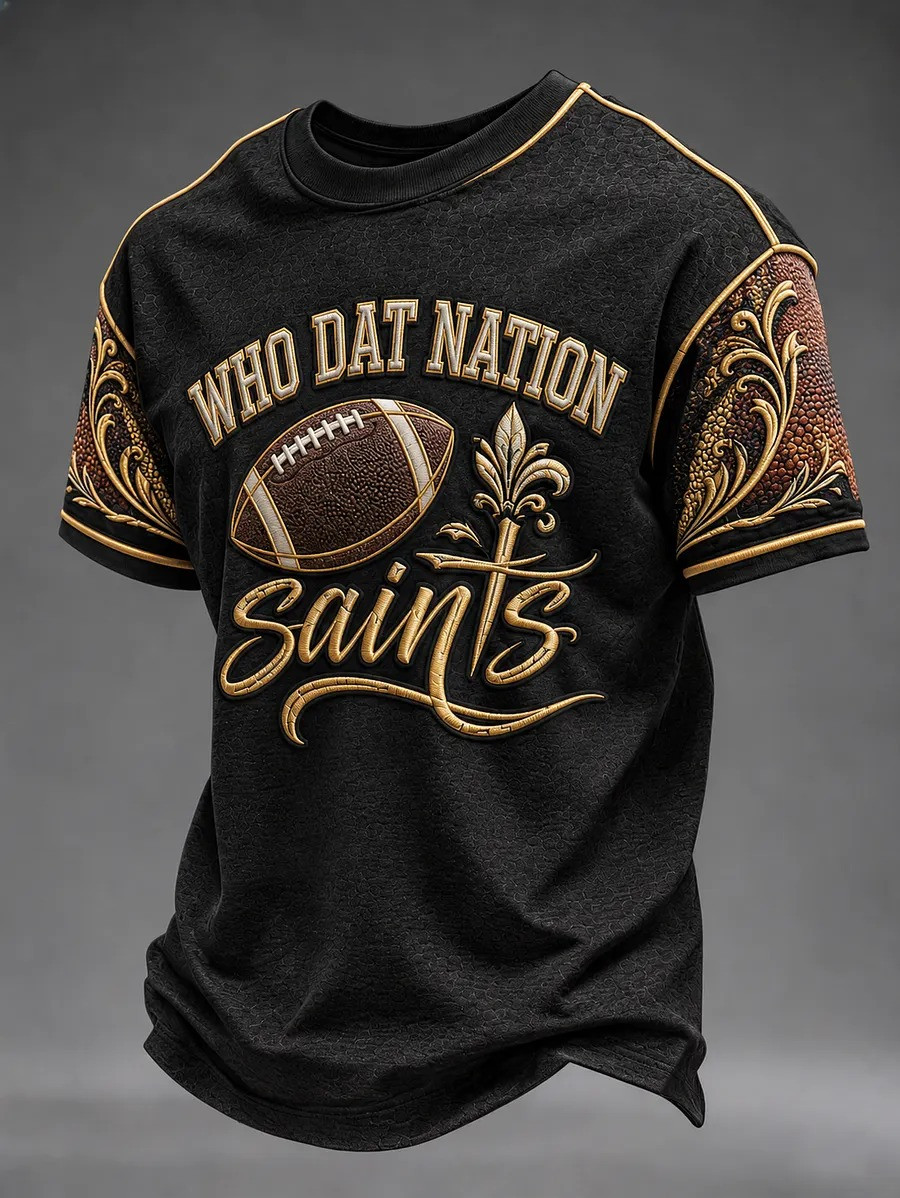 Glamasiacorner Unisex New Orleans Saints T-Shirt - Football