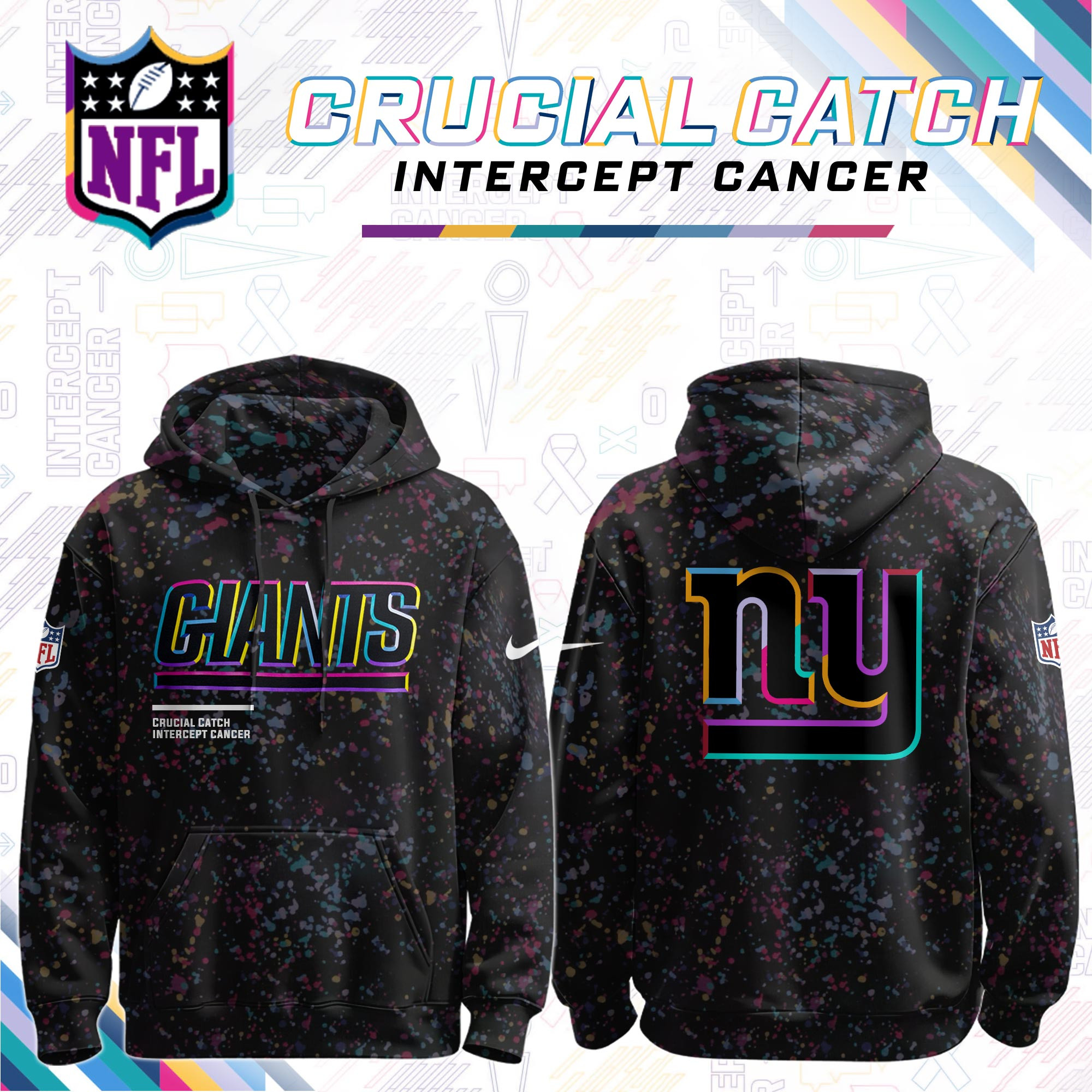 Glamasiacorner Unisex New York Giants Hoodie