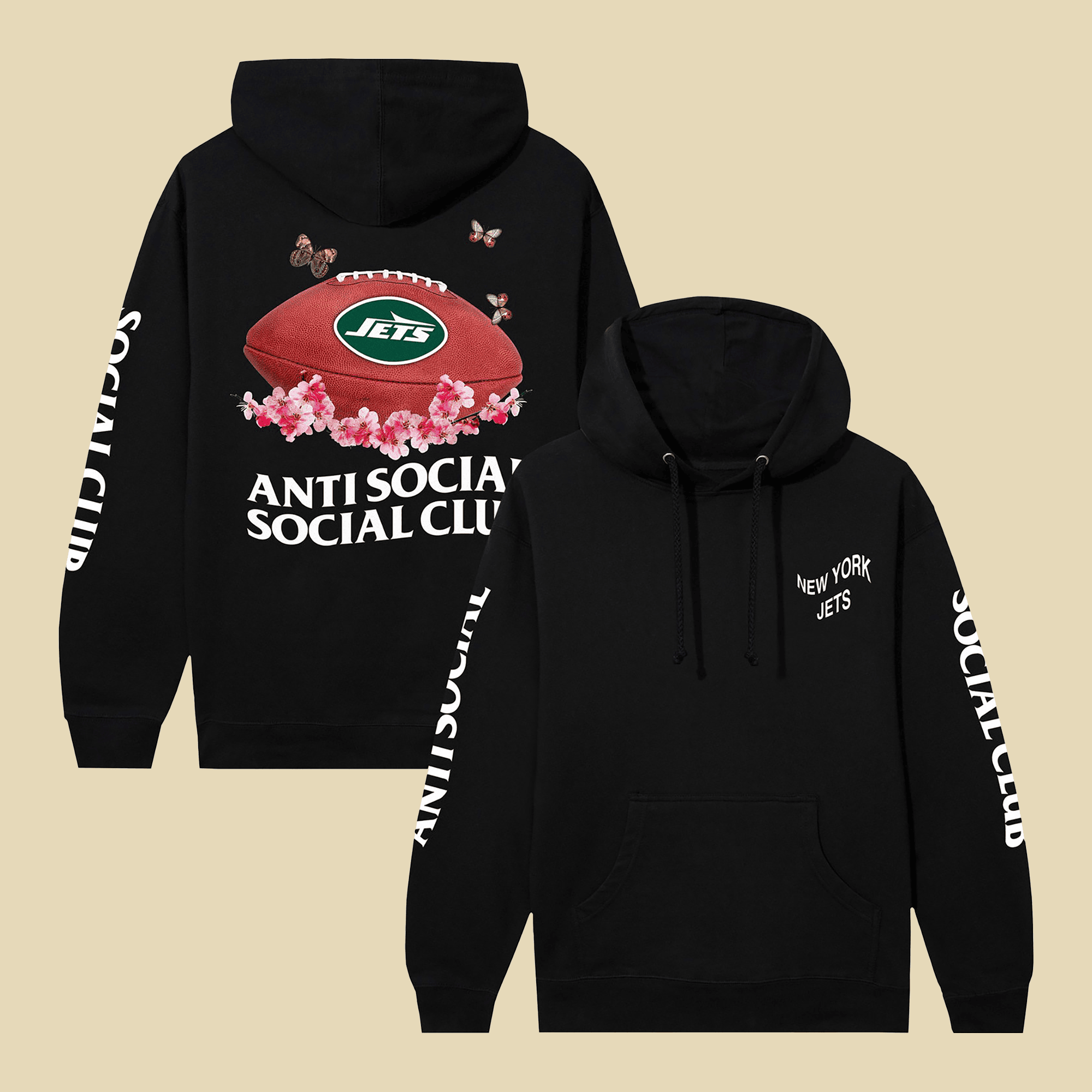Glamasiacorner Unisex New York Jets Hoodie