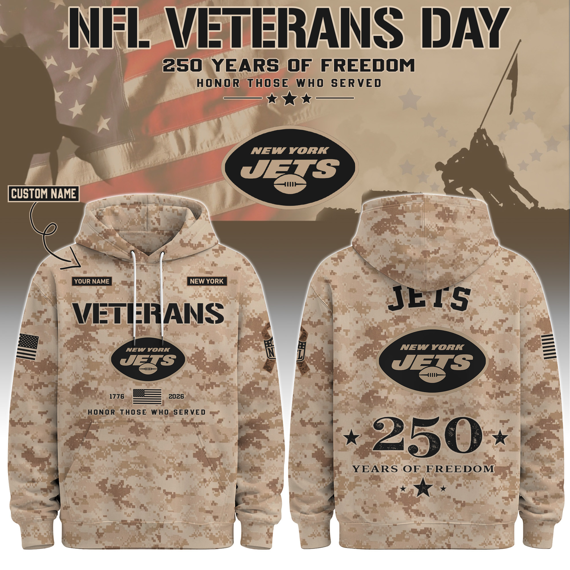 Glamasiacorner Unisex New York Jets Hoodie - Football