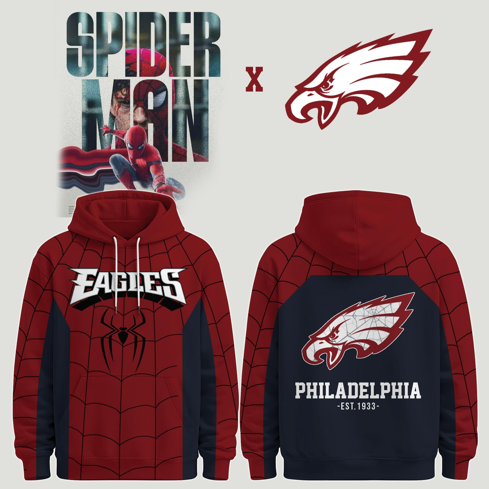 Glamasiacorner Unisex Philadelphia Eagles Hoodie - Game Day