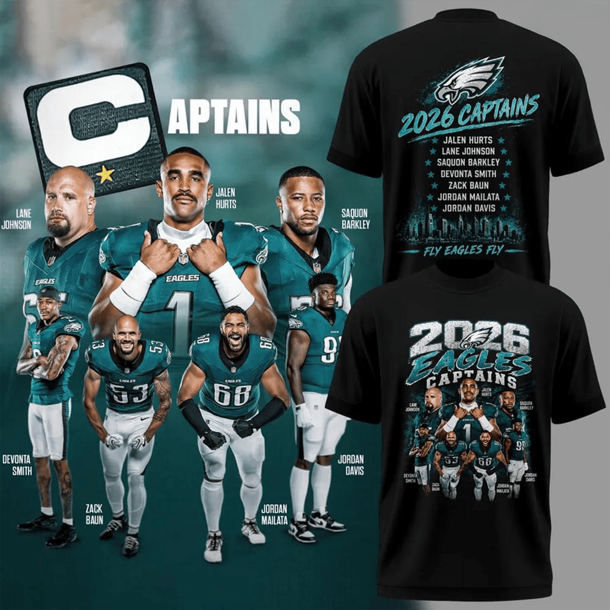 Glamasiacorner Unisex Philadelphia Eagles T-Shirt