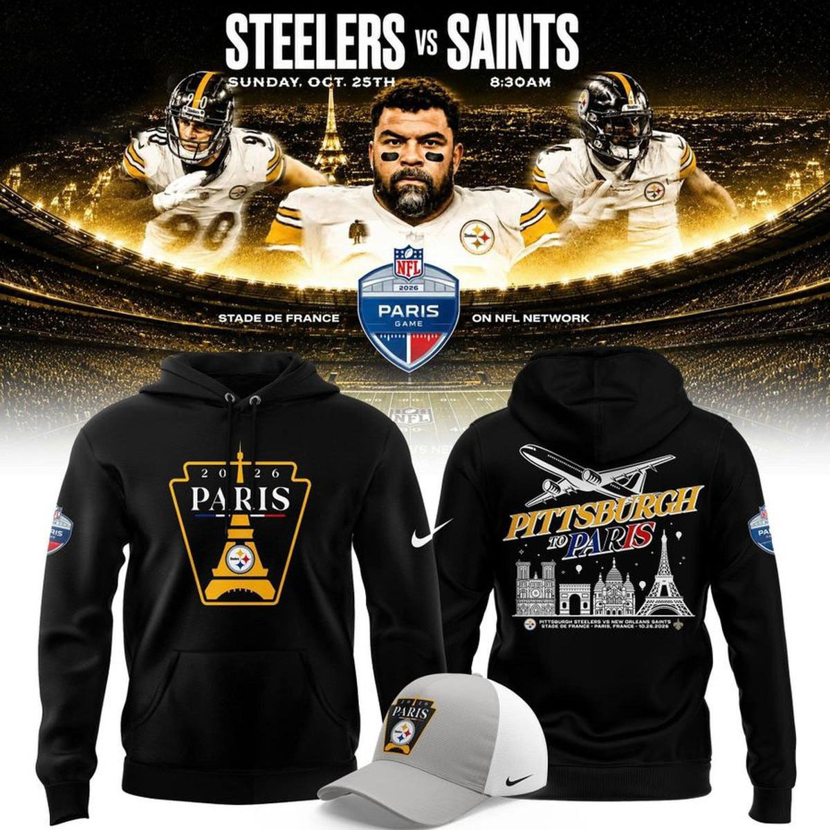 Glamasiacorner Unisex Pittsburgh Steelers Hoodie