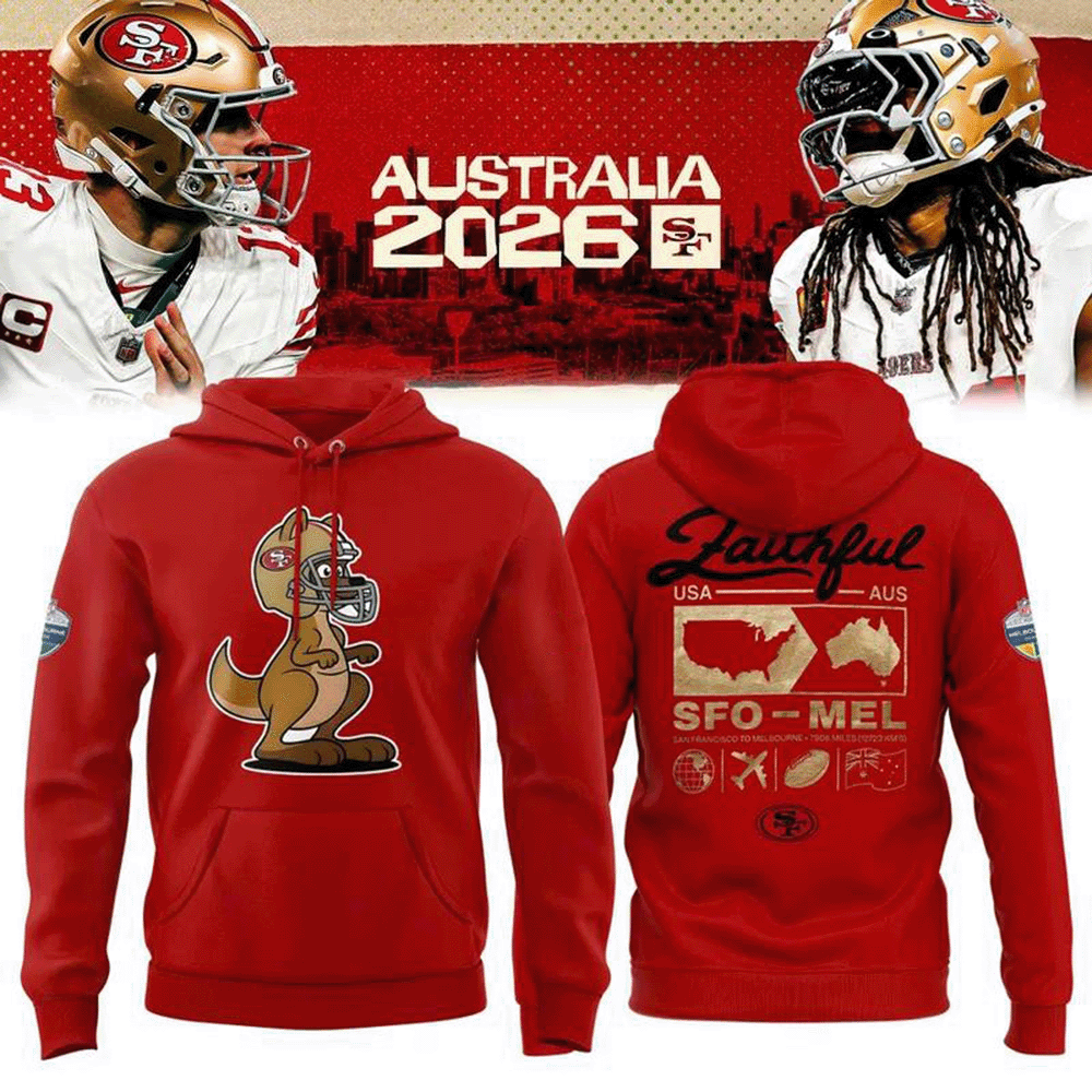 Glamasiacorner Unisex San Francisco 49ers Hoodie