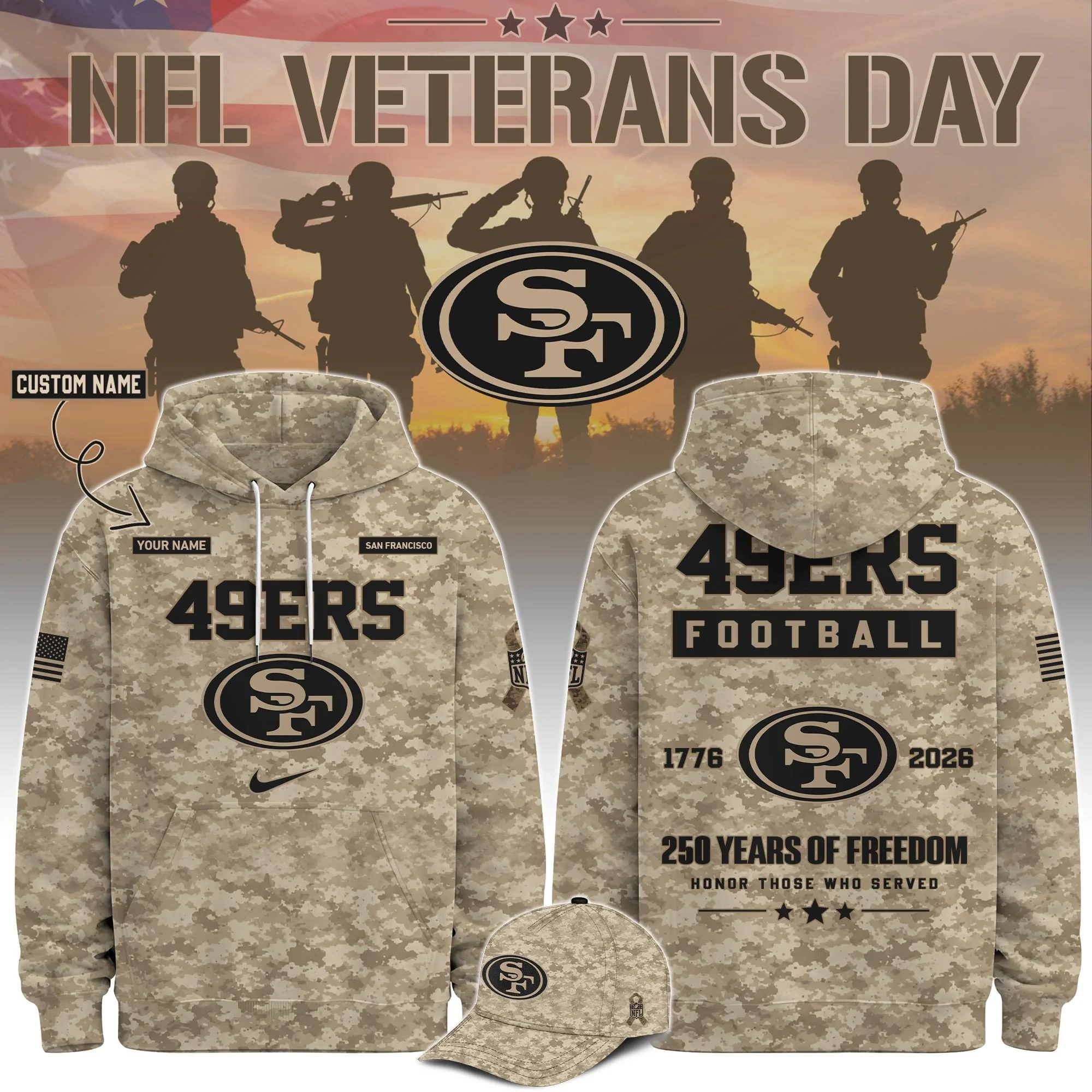 Glamasiacorner Unisex San Francisco 49ers Hoodie