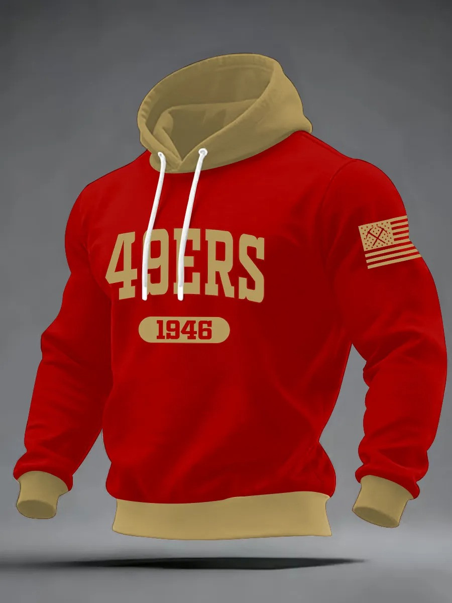 Glamasiacorner Unisex San Francisco 49ers Hoodie