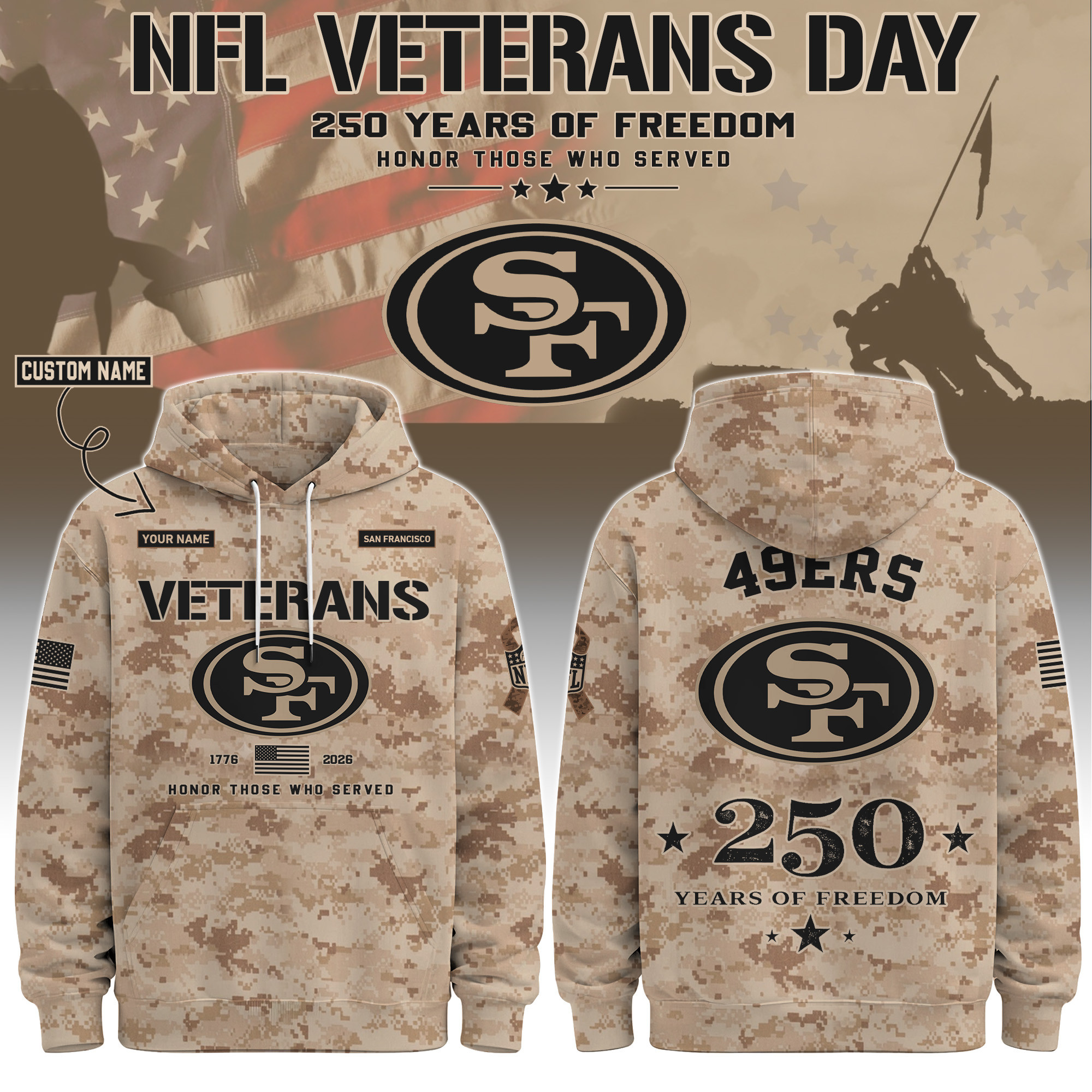 Glamasiacorner Unisex San Francisco 49ers Hoodie - Football