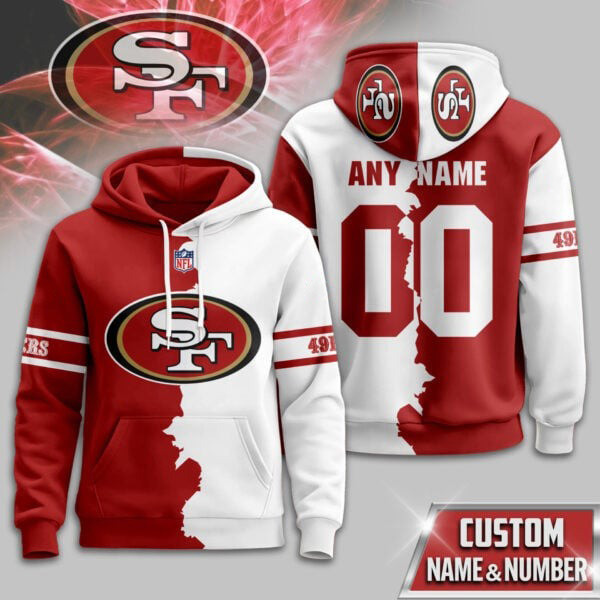 Glamasiacorner Unisex San Francisco 49ers Hoodie - Game Day Football