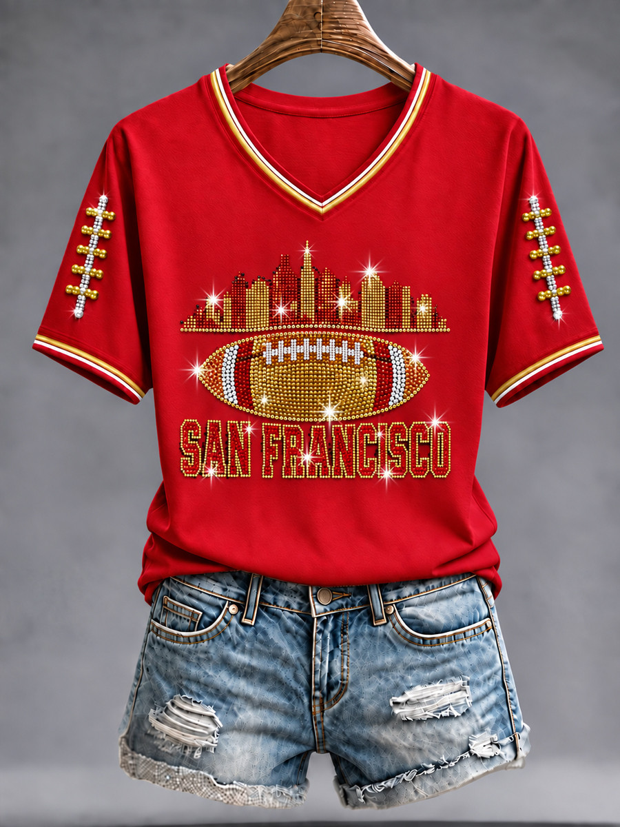 Glamasiacorner Unisex San Francisco 49ers Shirt
