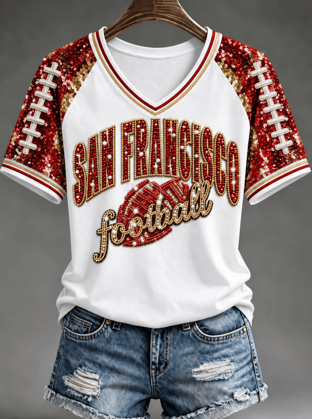 Glamasiacorner Unisex San Francisco 49ers Shirt - Football