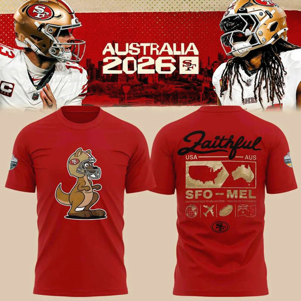 Glamasiacorner Unisex San Francisco 49ers T-Shirt